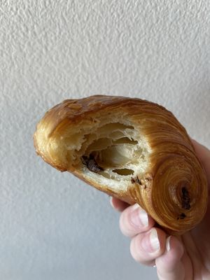 inside the croissant #Veganuary at Hillcrest Farmer's Market in San Diego