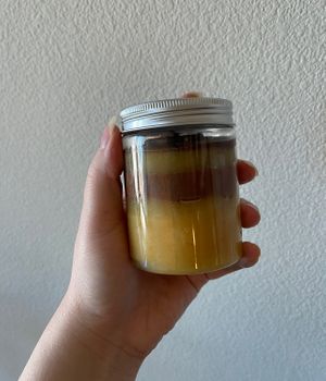 pear dessert  #Veganuary at Hillcrest Farmer's Market in San Diego