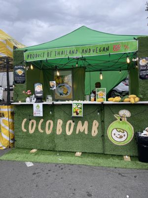 vegan thai desserts!   at Hillcrest Farmer's Market in San Diego