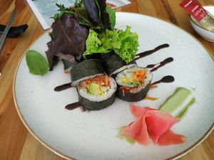 Sushi at Koi Cocina Asiatica in Guatape