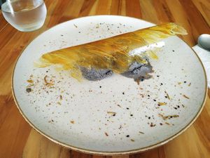 Vegan ice cream at Koi Cocina Asiatica in Guatape