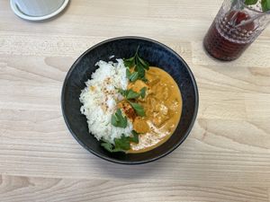 "Kuře" na paprice  at Mamafood in Prague