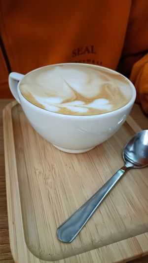 Capuccino at Mamafood in Prague