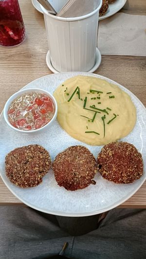 Menu food at Mamafood in Prague