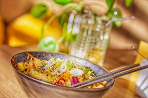 Kimchi rice at Mamafood in Prague