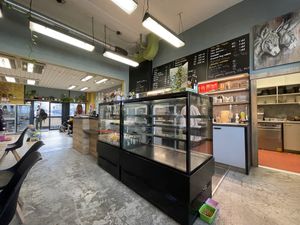 View of restaurant   at Mamafood in Prague