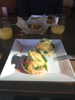 Vegan benny  at Red Emma's Bookstore Coffeehouse in Baltimore