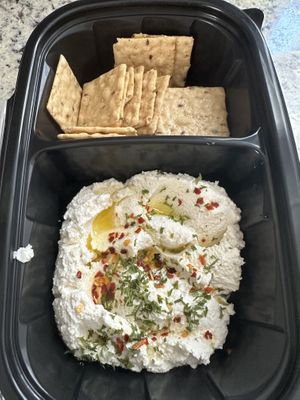 Almond ricotta snack pack they were offering at the fest!  at Spirit and Abundance  in Rochester