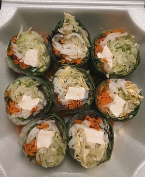 fresh rolls! at Paya Thai Curry in Nokomis