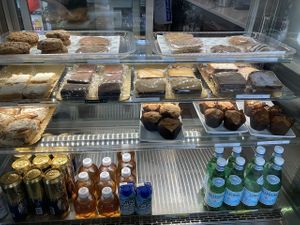Bakery display- almost all are vegan  at Floressa in Cleveland