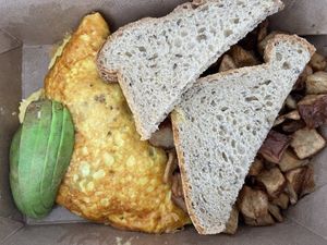 omelet  #Veganuary at Breakfast Republic - Hillcrest in San Diego