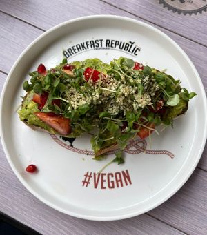 avocado toast   at Breakfast Republic - Hillcrest in San Diego