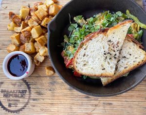 veggie & pesto frittata   at Breakfast Republic - Hillcrest in San Diego