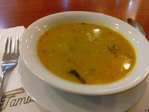 Menú del día: Sopa de avena at Sabyi in Bogota
