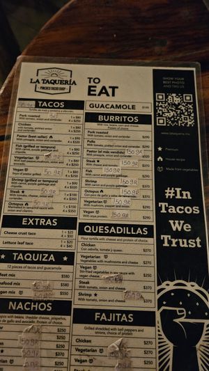  at La Taqueria in Tulum