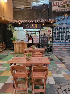 The cafe at Selvatica in Tijuana