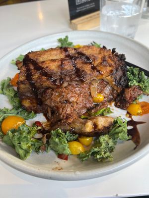 Vegan moussaka at Mudra Express in Buenos Aires