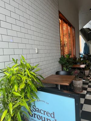 Outdoor area  at Pancha Cafe in Hamilton