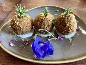 Arancini - elite  at Pancha Cafe in Hamilton