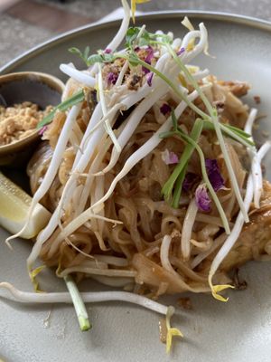 Vegan pad Thai   at Pancha Cafe in Hamilton