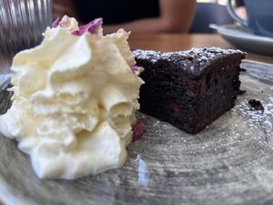 Brownie - chef’s kiss 👌  at Pancha Cafe in Hamilton