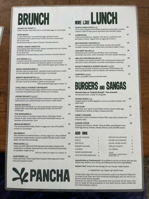 New owners who took over at the end of December 2023. Called in for coffee and cake. Great service- plan to return . #Veganuary at Pancha Cafe in Hamilton