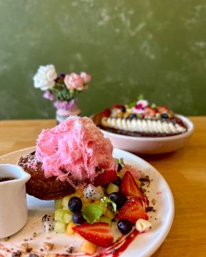 Breakfast options! at Pancha Cafe in Hamilton