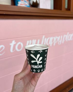 Alternative milk PupCup at Pancha Cafe in Hamilton