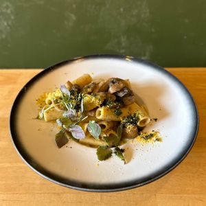 Truffle Miso Pasta at Pancha Cafe in Hamilton