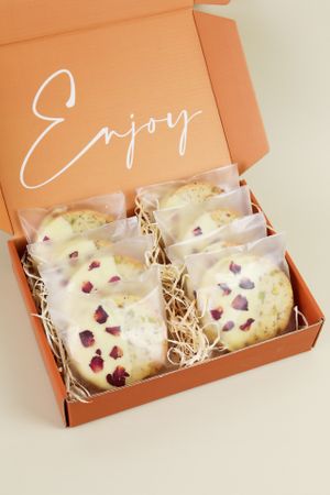 White chocolate pistachio and rose at Bam Bam Vegan in Henley-on-thames