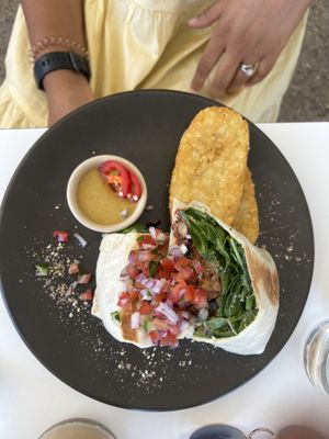 Breakfast burrito  at Dicki's in Ascot