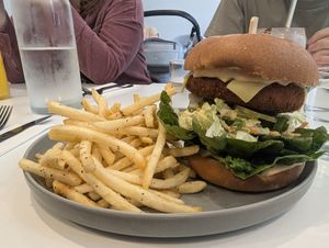Katsu chicken burger at Dicki's in Ascot