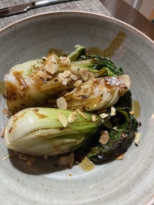 Bok choy — good!  at El Jardin in Monteverde