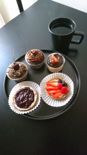 Various pastries at La Mandioka in Toluca