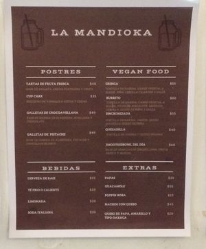 Comida   at La Mandioka in Toluca