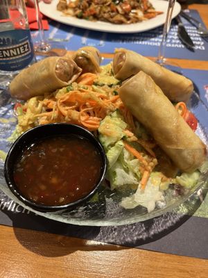 Frühlingsrollen mit Salat   at Sawasdee Thai in Sion