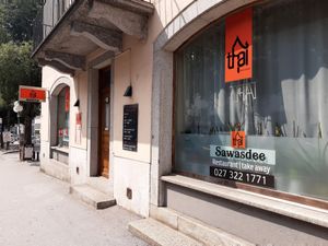 Exterior (during holidays) at Sawasdee Thai in Sion