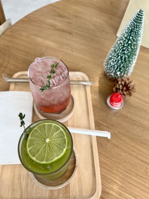 Sugar free drinks at Healthi Bliss in Bangkok