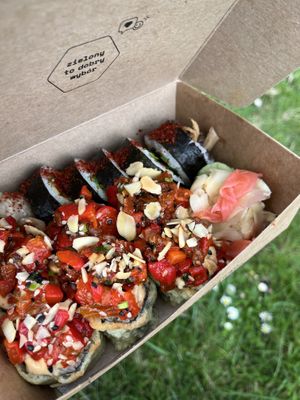   at Kimidori Green Sushi in Warsaw