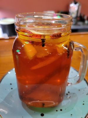 Winter tea at Kimidori Green Sushi in Warsaw