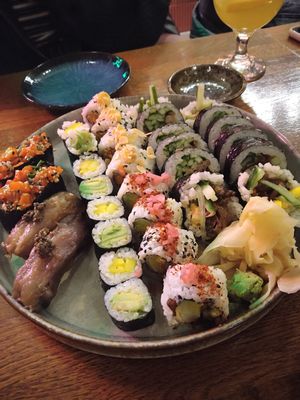  at Kimidori Green Sushi in Warsaw