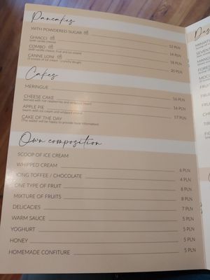 . at Ghiacci Cafe in Poznan