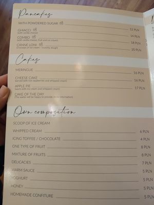 . at Ghiacci Cafe in Poznan