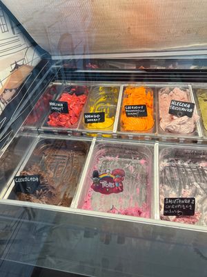 Sorbets   at Ghiacci Cafe in Poznan