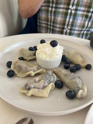 Pierogi  at Ghiacci Cafe in Poznan