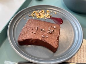 A must have Chocolate Terrine at Cafe Planet in Kyoto