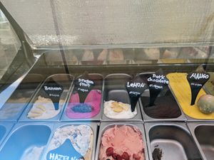 Vegan options at Gelato Fortuna in Tenerife