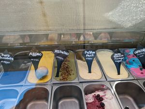 Vegan options at Gelato Fortuna in Tenerife