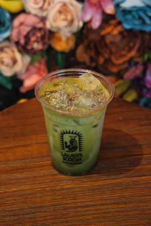 Iced Matcha at LaRayia's Bodega in Atlanta