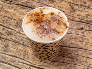 Earthy Eartha Mushroom latte  at LaRayia's Bodega in Atlanta
